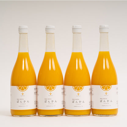 無添加 ぽんかんジュース（720ml×4本入）