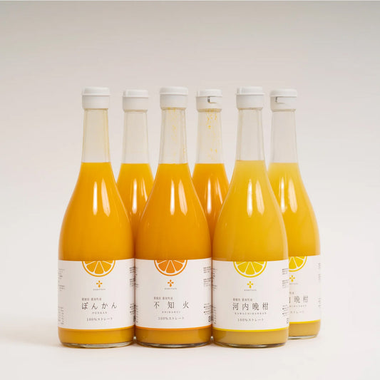 無添加果汁100%ジュース 3種飲み比べセット（720ml×6本セット）