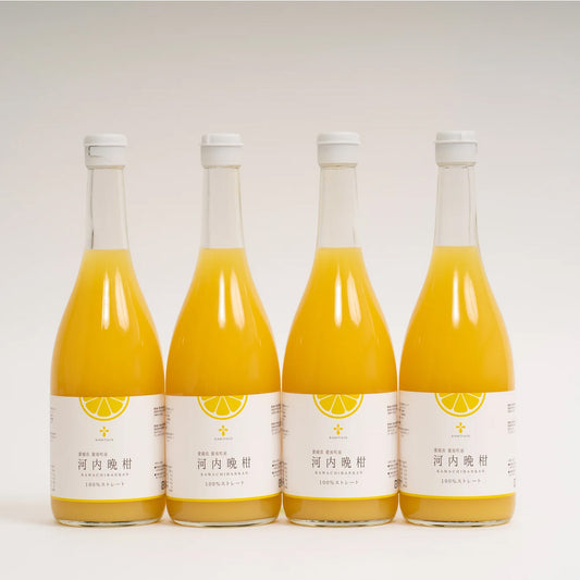 無添加 河内晩柑ジュース（720ml ✕ 4本セット）